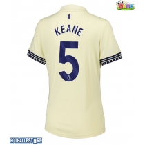 Everton Michael Keane #5 Bortedrakt Dame 2025-26 Kortermet
